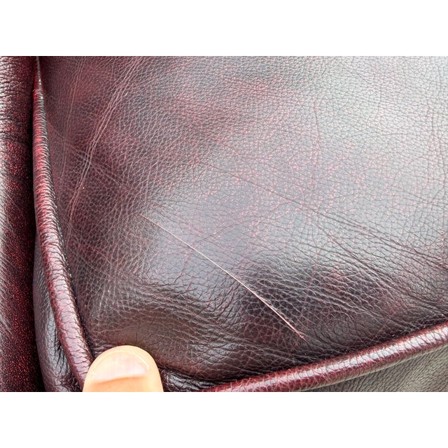 Vintage Chesterfield Club Chairs in Oxblood Leather For Sale - Image 14 of 18