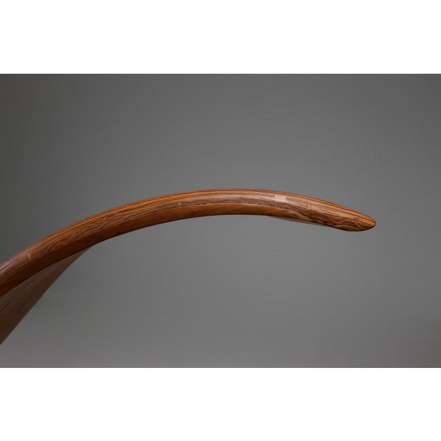 Mid-Century Modern Stack-Laminated Lounge Chair by Tiller Lesser, Germany, 1990s For Sale - Image 10 of 12