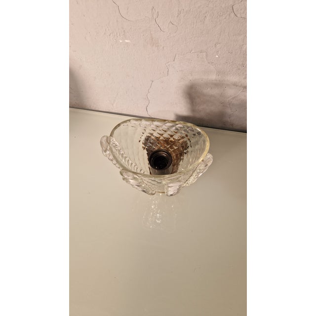 Metal Vintage Wall Lamp from Barovier & Toso, 1940s For Sale - Image 7 of 15