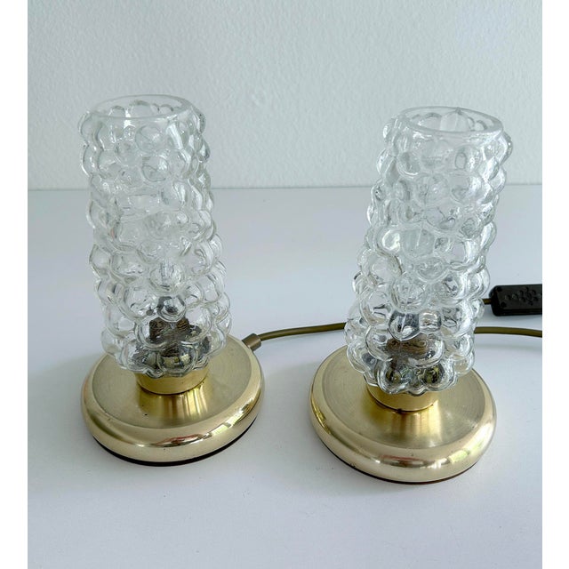Metal Vintage Space Age Bubble Table Lamps, 1970s, Set of 2 For Sale - Image 7 of 10