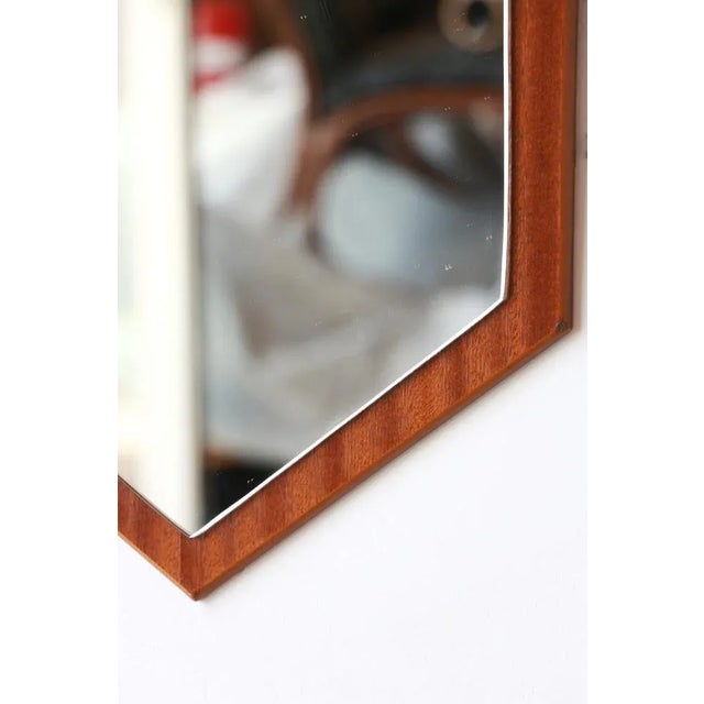 1960s Scandinavian Teak Mirror, 1960s For Sale - Image 5 of 8