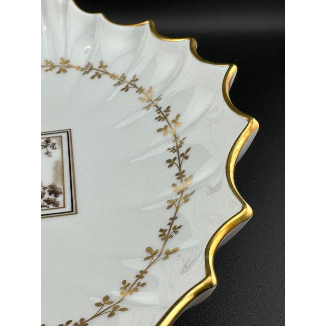 Richard Ginori 1970s Richard Ginori Fiesole Serving Dish – Italian Porcelain Landscape Scene For Sale - Image 4 of 9