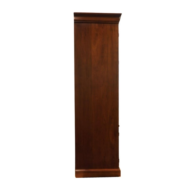 Brown Harden Furniture Solid Cherry Traditional Style 45" Media Armoire / Wall Unit For Sale - Image 8 of 10