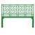 Chippendale Headboard California King - Bright Green For Sale In West Palm - Image 6 of 6