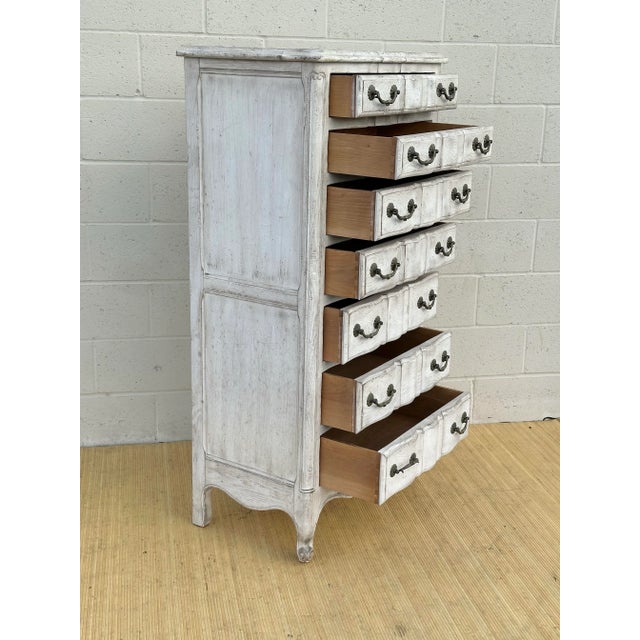 John Widdicomb Vintage John Widdicomb Lingerie Chest/Highboy, 1950s For Sale - Image 4 of 12