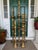Metal Vintage 1960s Moroccan Etched Brass Pillar Altar Floor Candle Stands = 5 Altars (35 Pieces) For Sale - Image 7 of 15