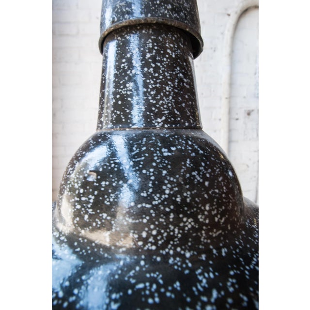 Industrial Industrial Ceiling Lamp from Sammode, 1950s For Sale - Image 3 of 7