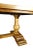 Early 21st Century Contemporary 18th Century Style Italian Bocci Solid Natural Walnut Trestle Table For Sale - Image 5 of 12