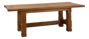 Mid-Century Brutalist Oak Dining Table, Belgium, 1960s