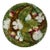 Antique French Majolica Strawberries and Flowers Plate For Sale