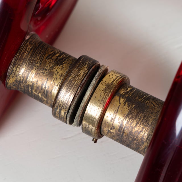 Handles by Giuseppe Santomaso for Seguso, 1950s, Set of 2, in Good conditions. Designed 1950 to 1959 I have official proof...