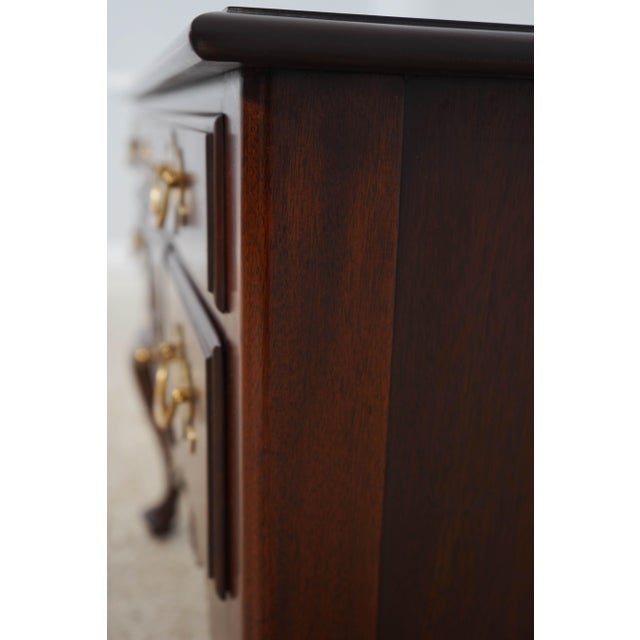 Henkel Harris Mahogany 4 Drawer Lowboy For Sale - Image 9 of 18
