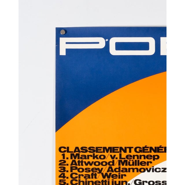 Paper 24 Hours of Le Mans Porsche Poster, 1971 For Sale - Image 7 of 9