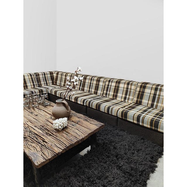 Textile Vintage Six-Piece Modular Sofa, 1970s, Set of 6 For Sale - Image 7 of 8