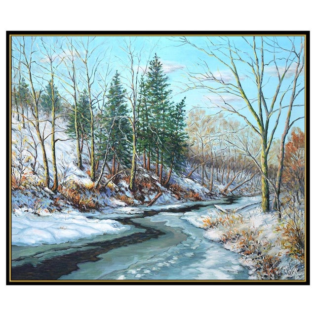 Realism Mid 20th Century Breaking the Ice, Mildred Gehman For Sale - Image 3 of 5