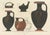 Paper Albert Genick, Greek Hydriae & Pouring Vessels, 1883, Lithograph For Sale - Image 7 of 9