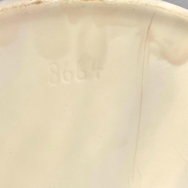 Vintage Blue and White Porcelain and Enamel Biscuit Barrel For Sale - Image 11 of 11