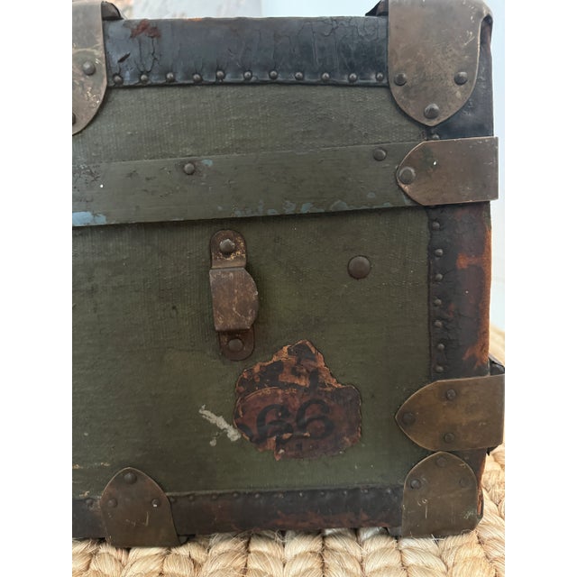 1920s 1920s Vintage Transport Trunk For Sale - Image 5 of 12