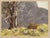 This gouache painting captures the serene beauty of Eldorado Canyon, showcasing a weathered tree amidst a backdrop of...