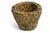 Stone 18th Century Granite Stone Bowl Olive Green Mortar Planter 5 Lb For Sale - Image 7 of 11