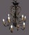 1960s 1960s Mid Century Modern Curry and Company Wrought Iron Chandelier With 9 Lights For Sale - Image 5 of 6