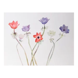 1980s "Poppies" Lithograph by Susan Headley van Campen