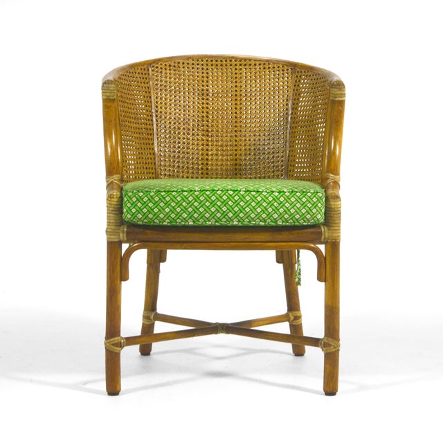 Mid-Century Modern Elinor McGuire M-86 Rattan & Cane Chair For Sale - Image 3 of 12