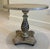 Hollywood Regency Vintage Palm Beach Regency Style Silver Crackle Finish Pineapple Pedestal Side Table For Sale - Image 3 of 18