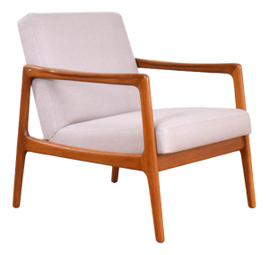 Mid-Century Modern Swedish Teak Armchair by Alf Svensson for Dux, 1960s
