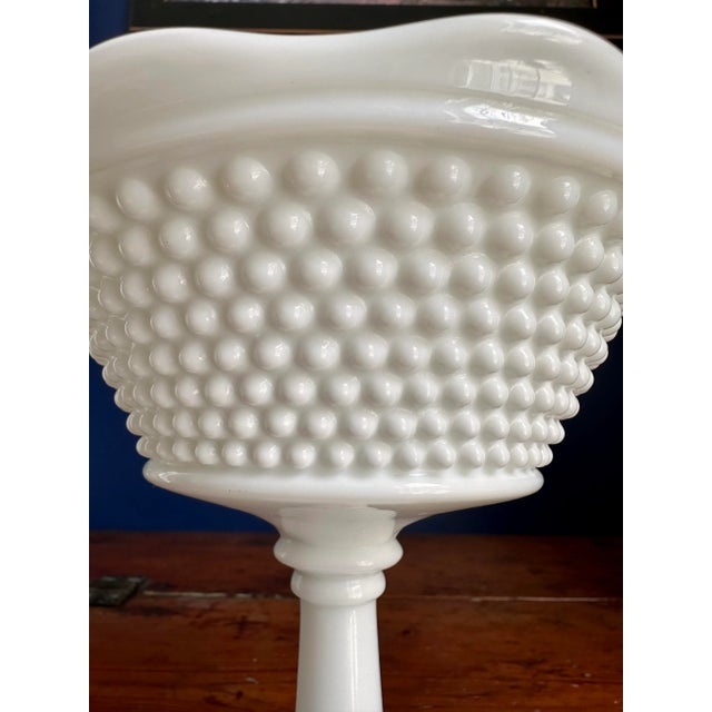 Westmoreland Glass Vintage Westmoreland Milk Glass Compote For Sale - Image 4 of 9