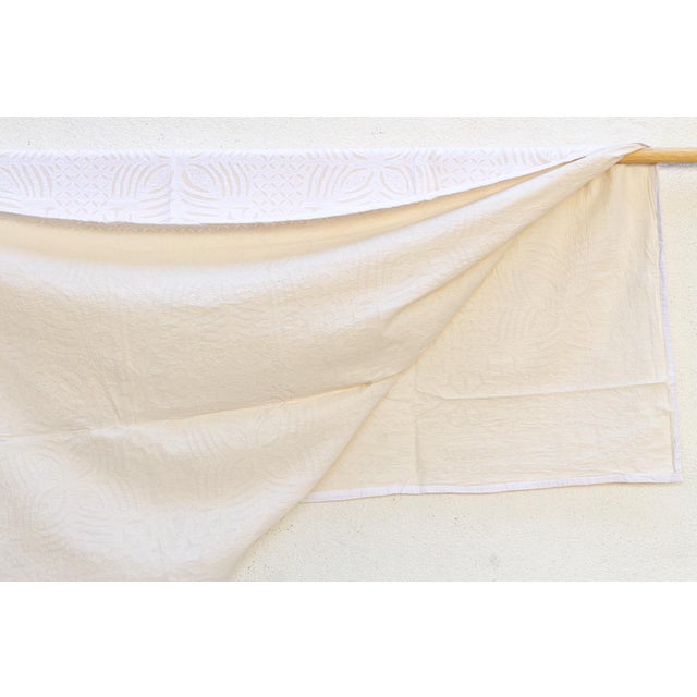 1990s Celestial Star Applique Cotton Quilt For Sale - Image 5 of 7