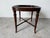 Brown Vintage Henredon / Hekman - Style Faux Bamboo Carved Wood Oval Tray-Top Side Table For Sale - Image 8 of 12
