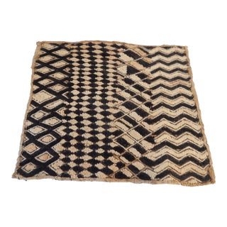 African Kuba Kasai Velvet Raffia Textile Zaire For Sale