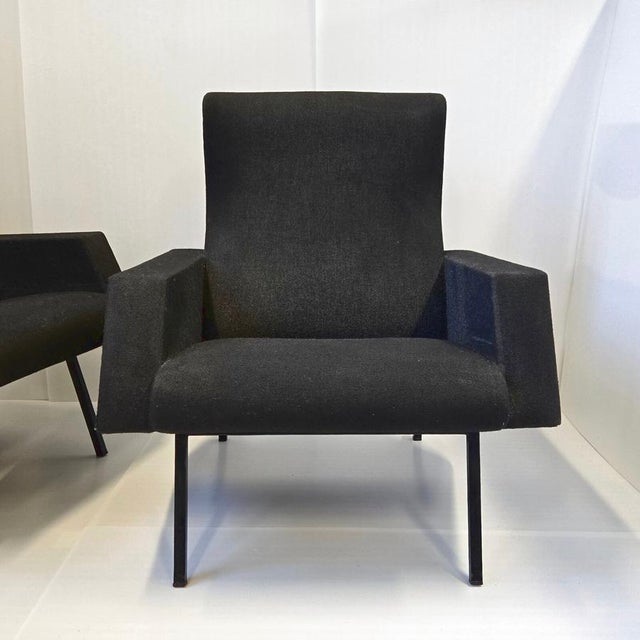 Vintage Miami Armchairs by Pierre Guariche for Meurop, 1960s, Set of 2 For Sale - Image 4 of 10