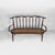 Italian Wood and Vienna Straw Bench, 1970s For Sale - Image 3 of 18