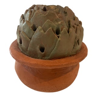 Soliflore Vase in Glazed Stoneware For Sale