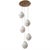 Ceiling Light in Brass Finish and Alabaster Spheres by Rug&Kilim For Sale - Image 4 of 7