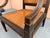 English Vintage Baker Milling Road Lacquered Cane Armchair With Upholstered Cushion For Sale - Image 3 of 10