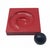 1960s Red Spyros Ashtray by Eleonora Peduzzi Riva for Artemide, Italy, 1969 For Sale - Image 5 of 9