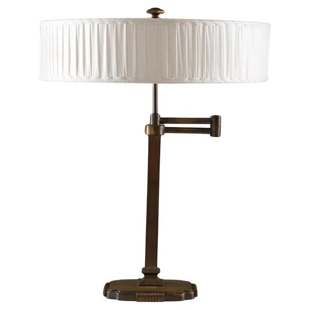 Modern Swedish Swivel Arm Table Lamp, 1940s For Sale - Image 12 of 12