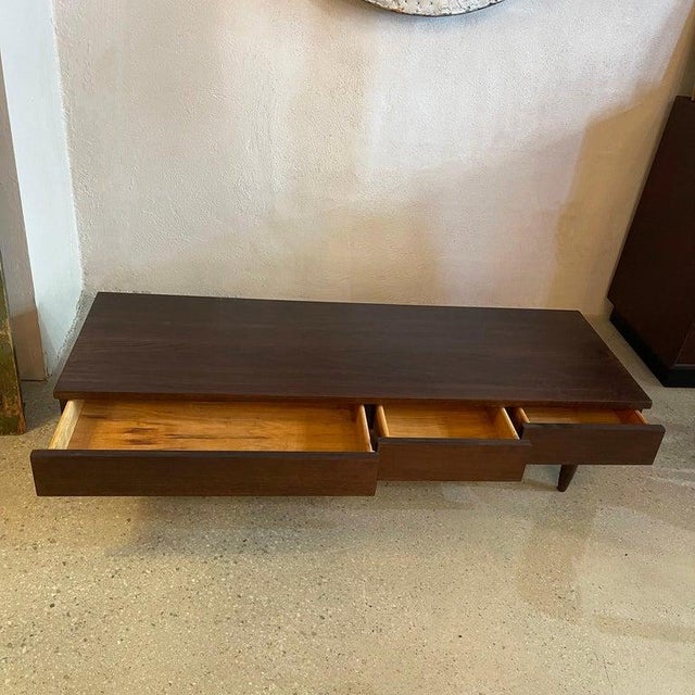 1950s American of Martinsville Console Coffee Table Media