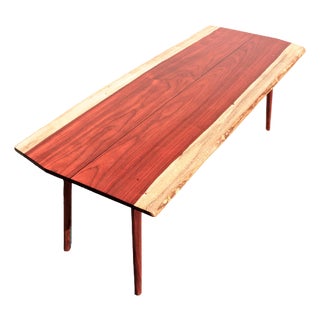 T1211 Rectangular Dining Table in Padouk Wood by Jörg Pietschmann For Sale