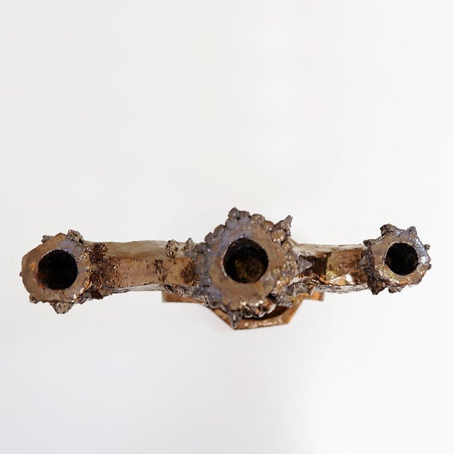 Vintage Ceramic Candleholder by Walter Van Den Panhuyzen, 1970s For Sale - Image 9 of 14