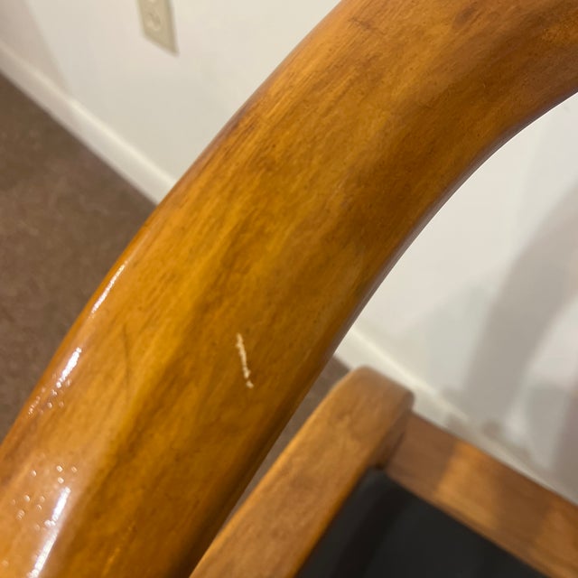 James Mont Style MCM Horseshoe Club Chairs Set of 2 For Sale - Image 10 of 12