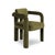 Contemporary Double Arch Dining Chairs in Forest Green Cotton Velvet from Insidherland, Set of 6 For Sale - Image 3 of 13