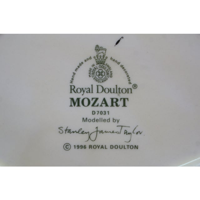 Royal Doulton Royal Doulton English Traditional Wolfgang Amadeus Mozart Great Composer Toby Character Jug For Sale - Image 4 of 12