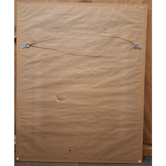 Brown Logos ( Louis ) Mark Portrait Oil Painting " Woman in a Garden " For Sale - Image 8 of 8