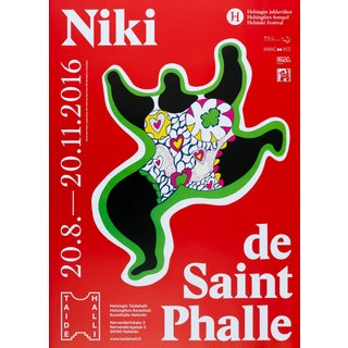 Dancing Nana Poster after Niki de Saint-Phalle For Sale