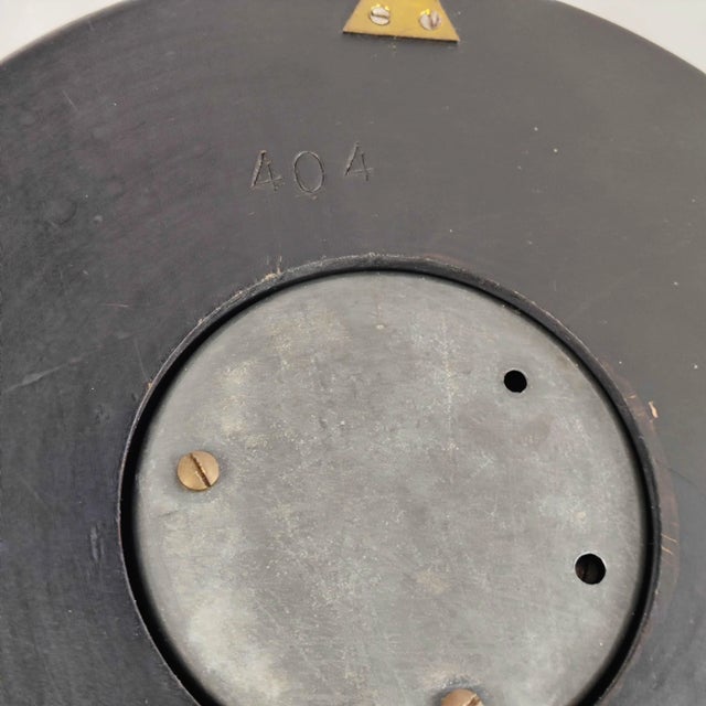 Rustic European Circa 1890–1910 Antique German Barometer by Lufft in Hand-Carved Solid Ebony Case – Signed Carl Meyer, Coblenz For Sale - Image 3 of 5