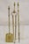 Antique English Federal Sheraton Brass Urn Finial Fireplace Tool Set- 3 Pieces For Sale - Image 11 of 11